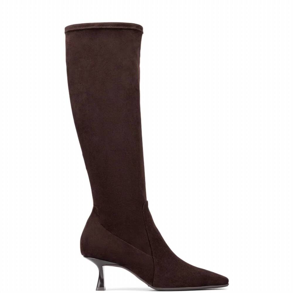 NEW DONALD PLINER women's foxi boots in dark brown